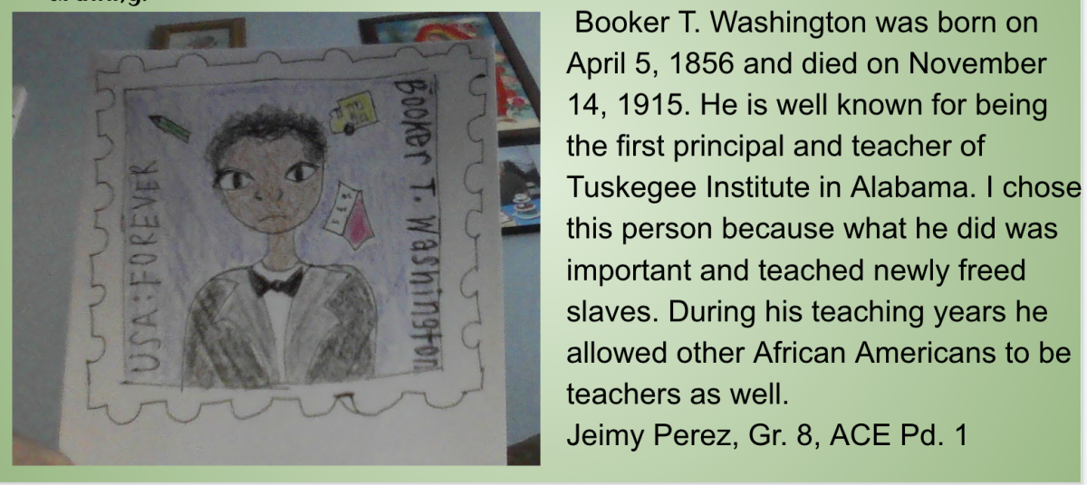 Black History Month Postage Stamp Project Temple Hill Academy